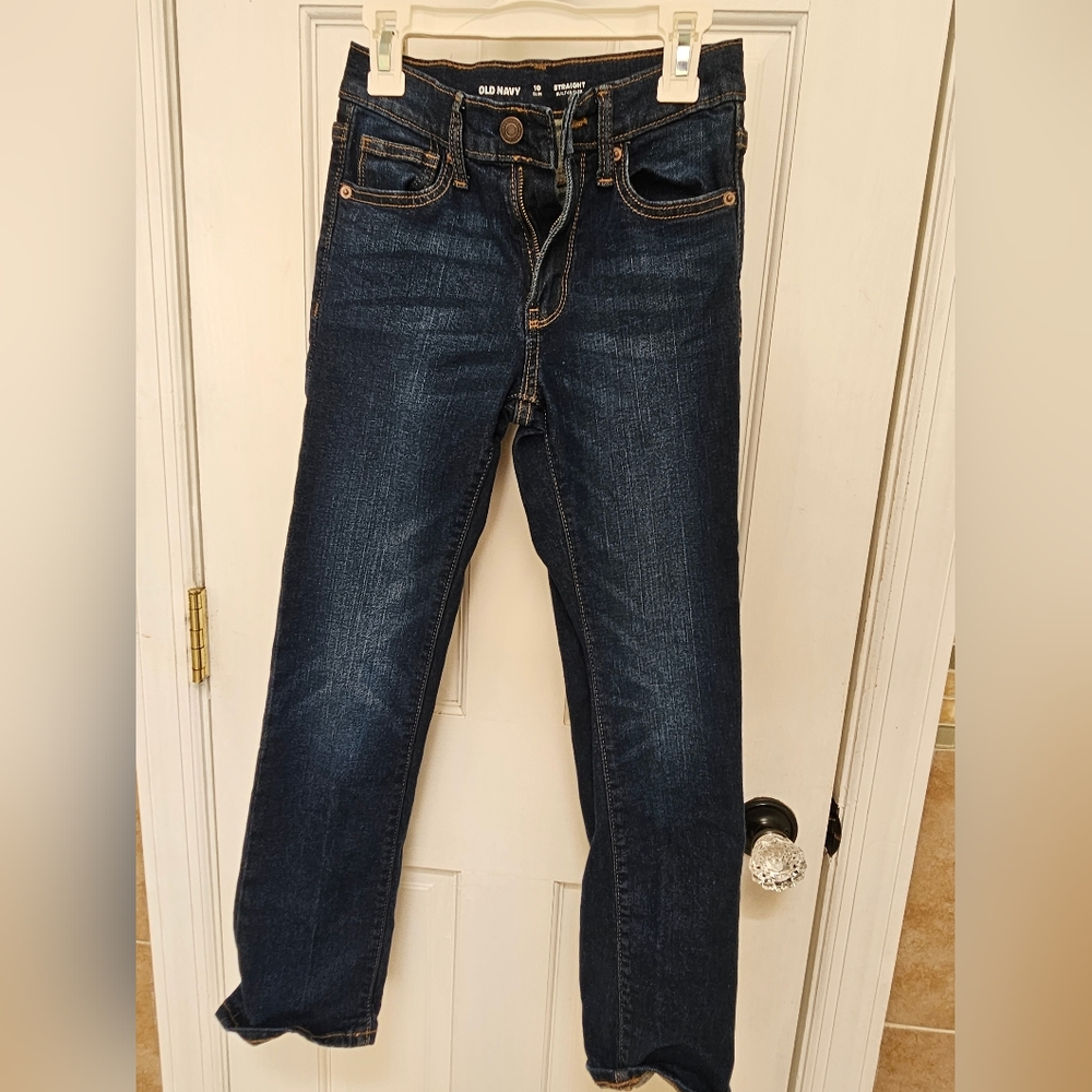 Old Navy Slim, size 10, Straight leg, Dark Jean